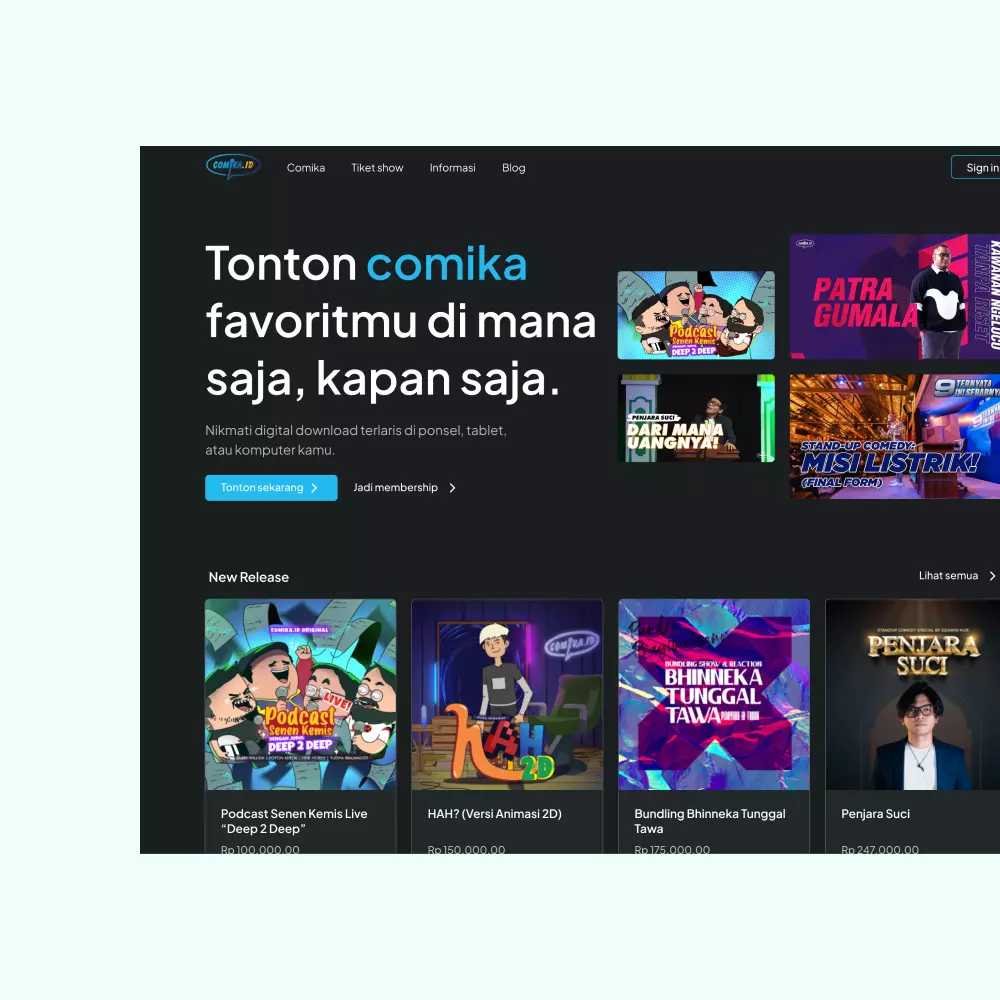 Thumbnail for Landing Page Niagahoster